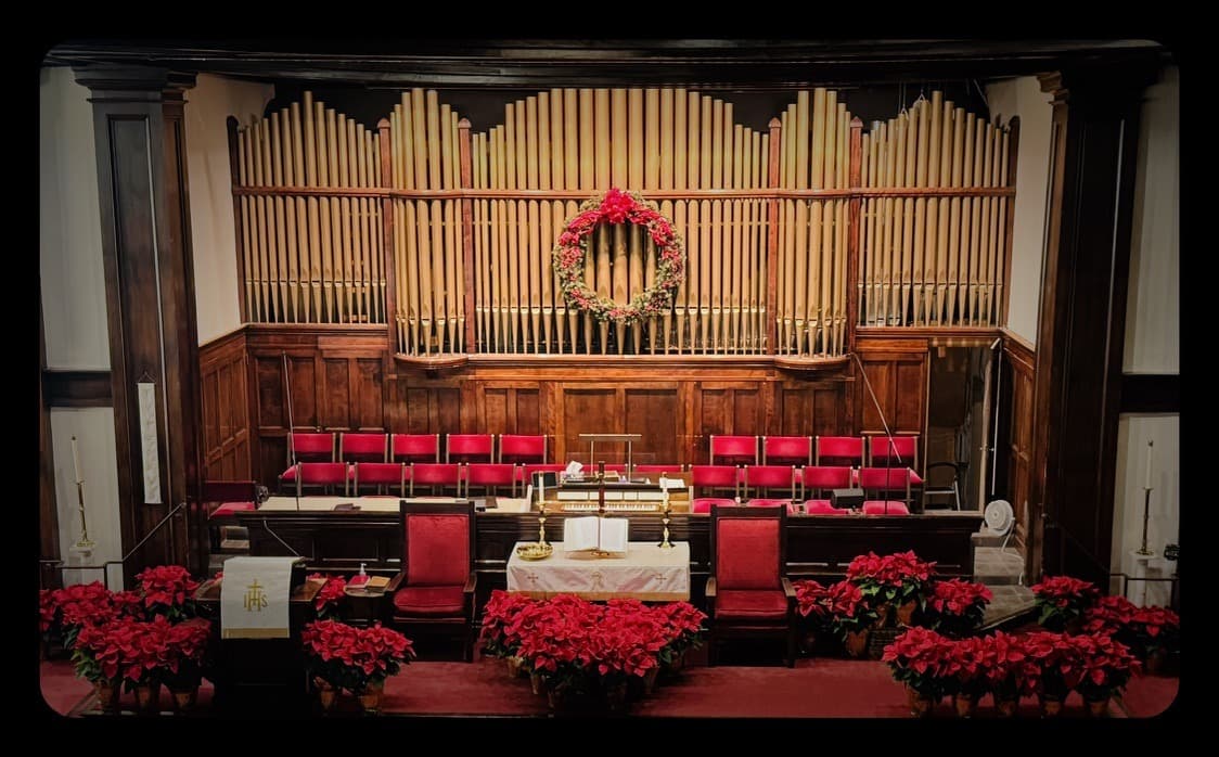Christmas Children's Program in the sanctuary