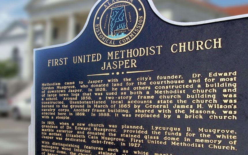 Jasper First Methodist History